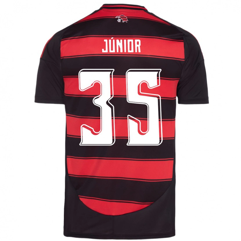 Danxen Homme Maillot Kaylaine Júnior #35 Blanc Rouge Tenues Domicile 2025/26 T-Shirt