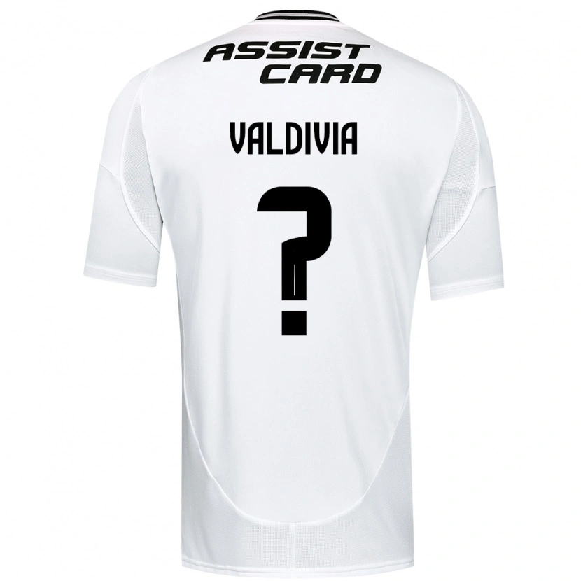 Danxen Homme Maillot Felipe Valdivia #0 Noir Blanc Jaune Tenues Domicile 2025/26 T-Shirt