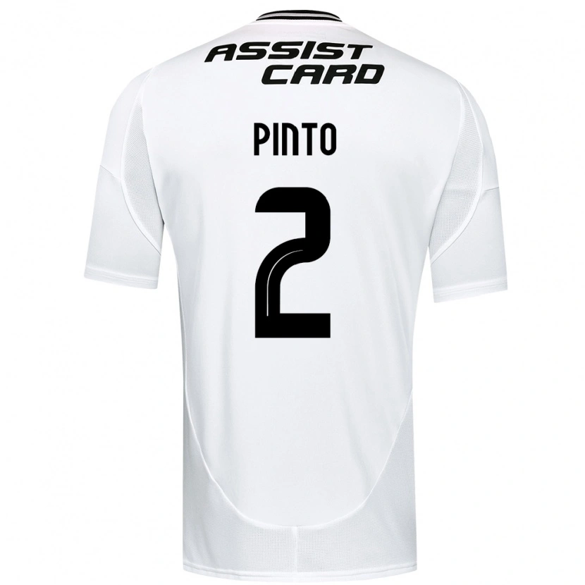 Danxen Homme Maillot Matías Pinto #2 Noir Blanc Jaune Tenues Domicile 2025/26 T-Shirt