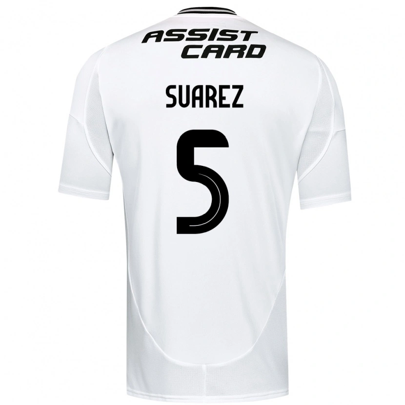 Danxen Homme Maillot Nicolás Suarez #5 Noir Blanc Jaune Tenues Domicile 2025/26 T-Shirt