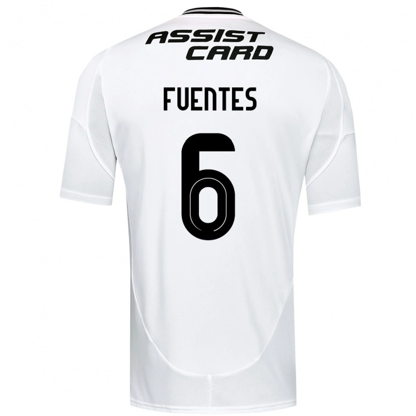 Danxen Homme Maillot César Fuentes #6 Noir Blanc Tenues Domicile 2025/26 T-Shirt
