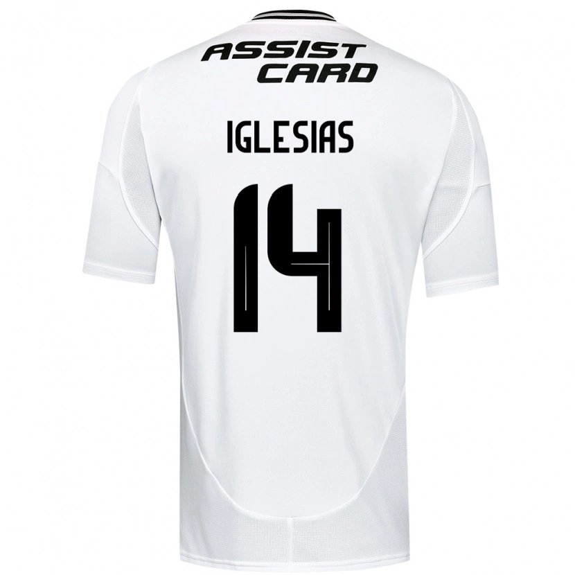 Danxen Homme Maillot Luciano Iglesias #14 Noir Blanc Tenues Domicile 2025/26 T-Shirt