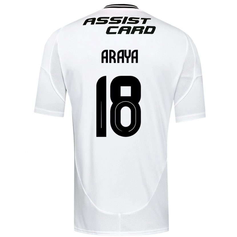 Danxen Homme Maillot Benjamín Araya #18 Noir Blanc Tenues Domicile 2025/26 T-Shirt