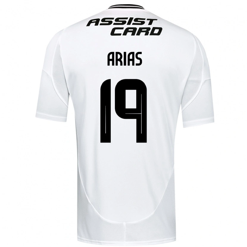 Danxen Homme Maillot Bastián Arias #19 Noir Blanc Tenues Domicile 2025/26 T-Shirt