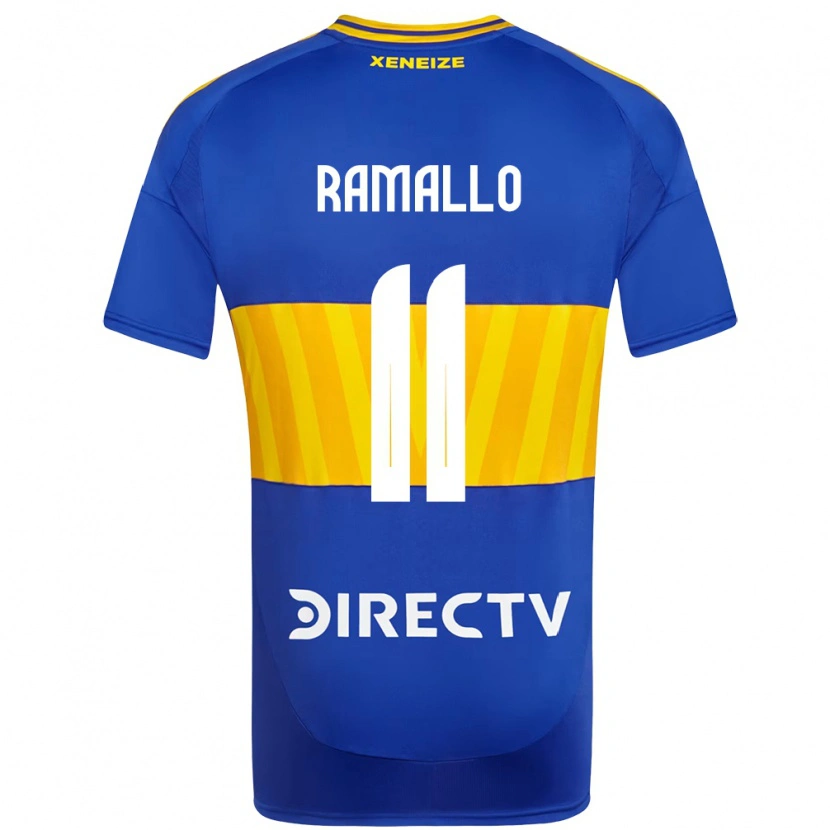 Danxen Homme Maillot Yael Ramallo #11 Bleu Royal Jaune Tenues Domicile 2025/26 T-Shirt