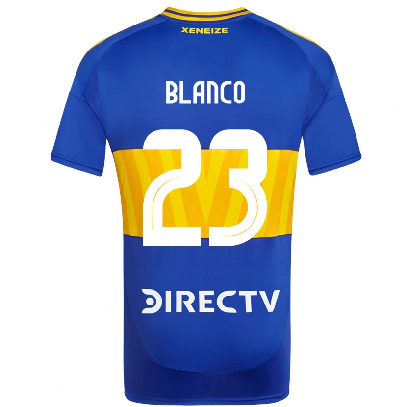 Danxen Homme Maillot Lautaro Blanco #23 Bleu Royal Jaune Tenues Domicile 2025/26 T-Shirt