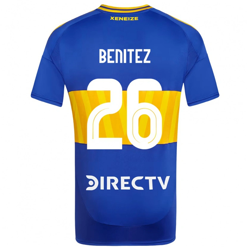 Danxen Homme Maillot Lorena Benítez #26 Bleu Royal Jaune Tenues Domicile 2025/26 T-Shirt