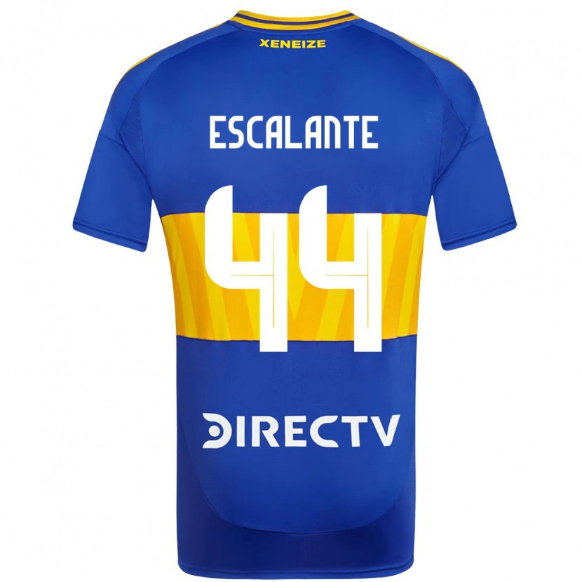Danxen Homme Maillot Israel Escalante #44 Bleu Royal Jaune Tenues Domicile 2025/26 T-Shirt