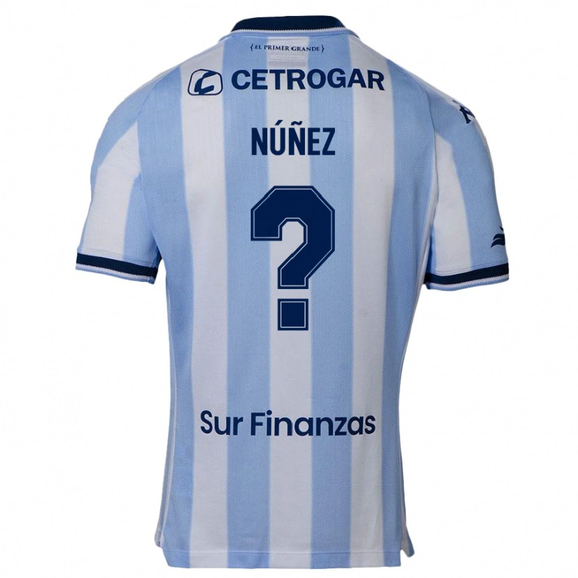 Danxen Homme Maillot Máximo Núñez #0 Bleu Foncé Tenues Domicile 2025/26 T-Shirt