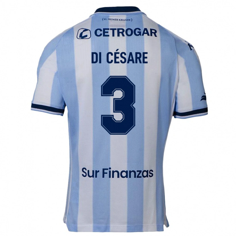 Danxen Homme Maillot Marco Di Césare #3 Bleu Foncé Tenues Domicile 2025/26 T-Shirt