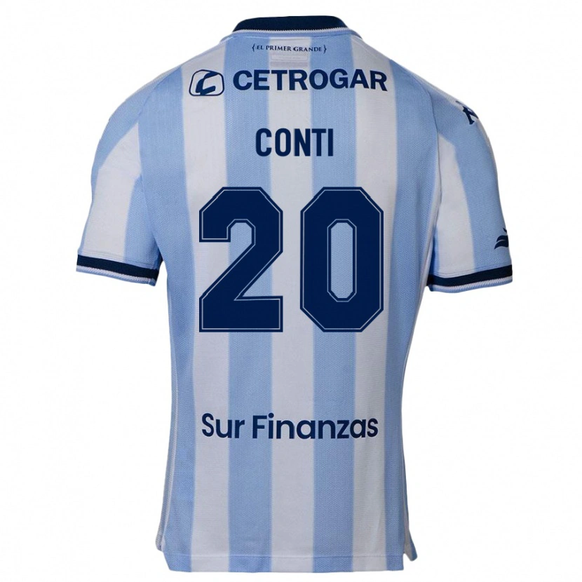 Danxen Homme Maillot Germán Conti #20 Bleu Foncé Tenues Domicile 2025/26 T-Shirt