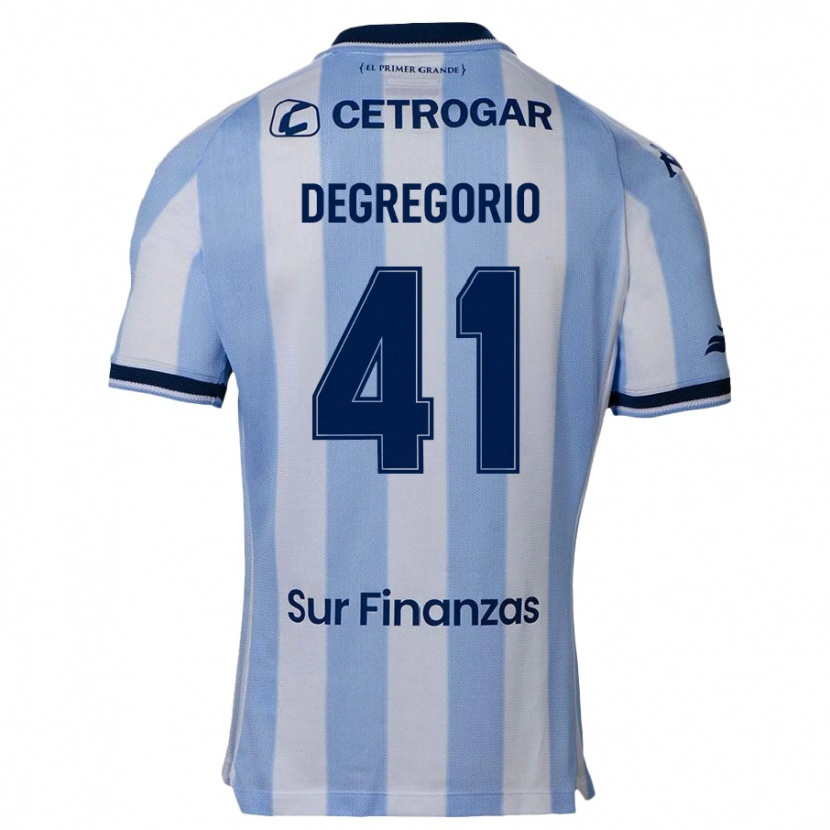 Danxen Homme Maillot Ramiro Degregorio #41 Bleu Foncé Tenues Domicile 2025/26 T-Shirt