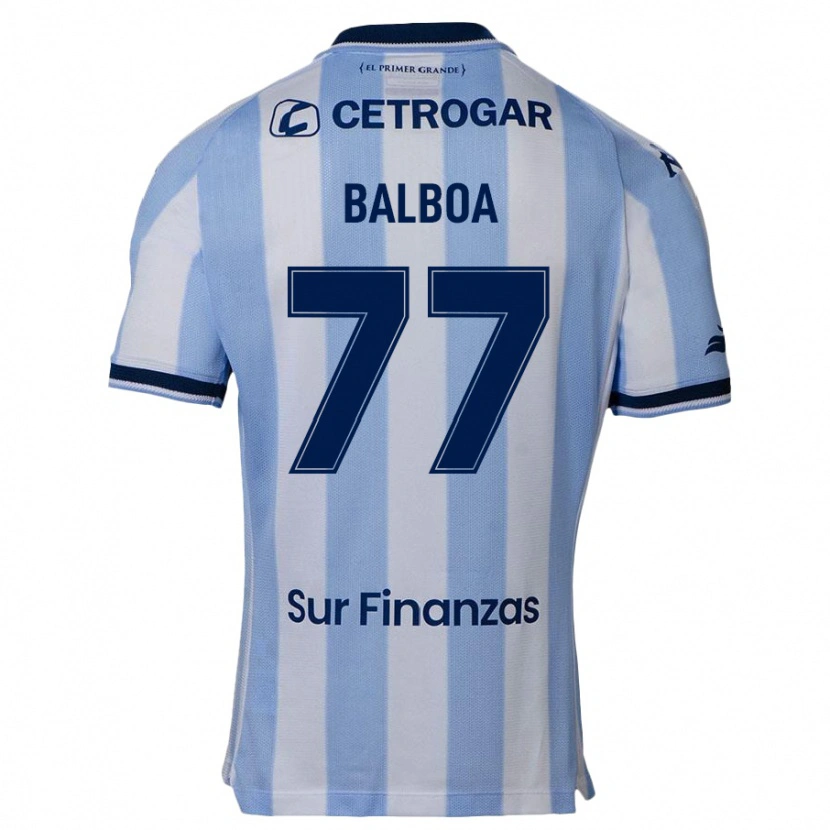 Danxen Homme Maillot Adrián Balboa #77 Bleu Foncé Tenues Domicile 2025/26 T-Shirt