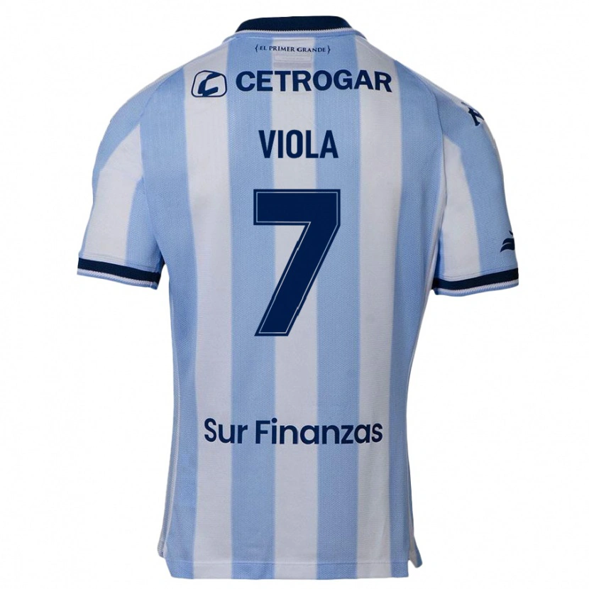 Danxen Homme Maillot Nazarena Viola #7 Bleu Foncé Tenues Domicile 2025/26 T-Shirt