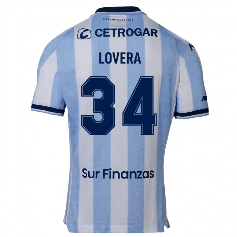 Danxen Homme Maillot Maximiliano Lovera #34 Bleu Foncé Tenues Domicile 2025/26 T-Shirt
