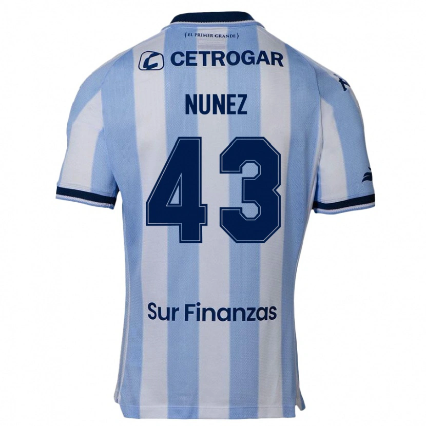 Danxen Homme Maillot Lucas Nunez #43 Bleu Foncé Tenues Domicile 2025/26 T-Shirt