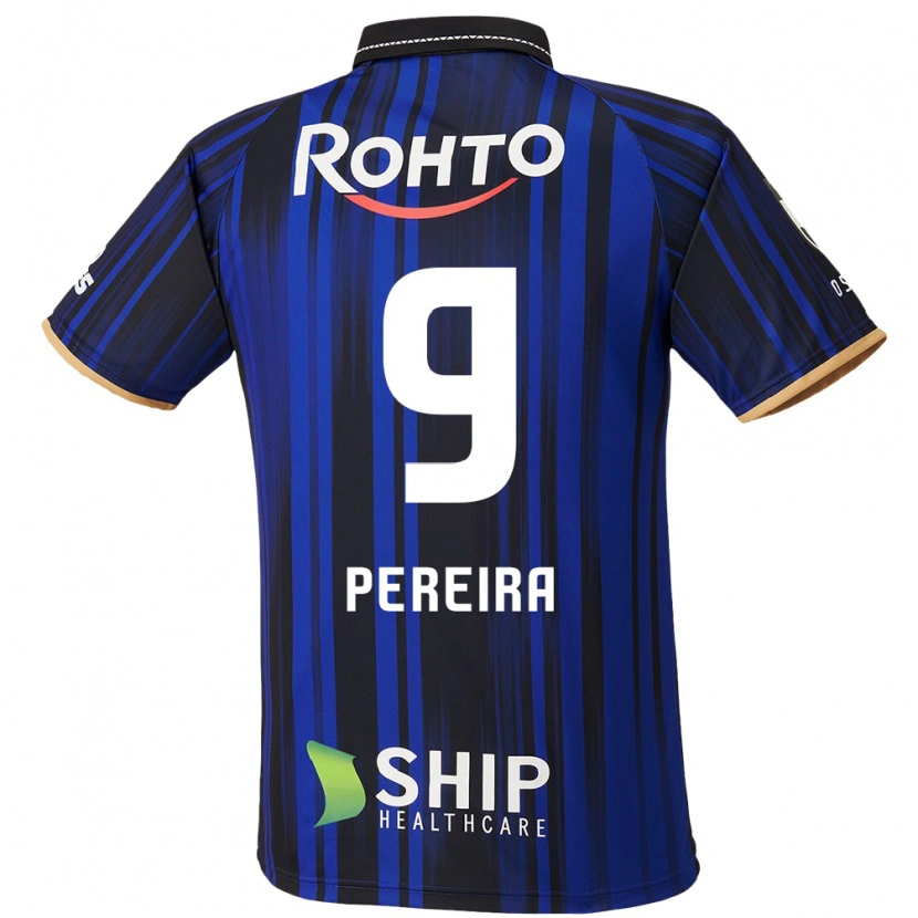 Danxen Homme Maillot Leandro Pereira #9 Blanc Bleu Noir Tenues Domicile 2025/26 T-Shirt