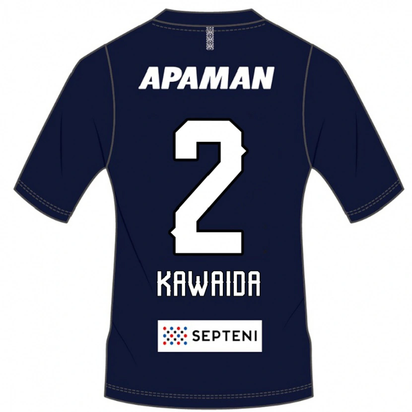 Danxen Homme Maillot Ryoya Kawaida #2 Bleu Royal Blanc Tenues Domicile 2025/26 T-Shirt