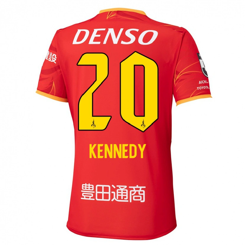 Danxen Homme Maillot Kennedy Egbus Mikuni #20 Blanc Rouge Tenues Domicile 2025/26 T-Shirt