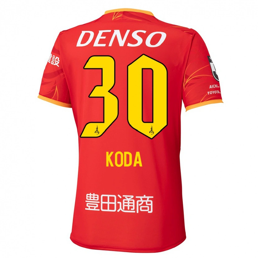 Danxen Homme Maillot Hidemasa Koda #30 Blanc Rouge Tenues Domicile 2025/26 T-Shirt