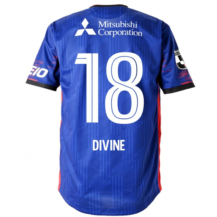 Danxen Homme Maillot Divine Chinedu Otani #18 Bleu Royal Blanc Tenues Domicile 2025/26 T-Shirt