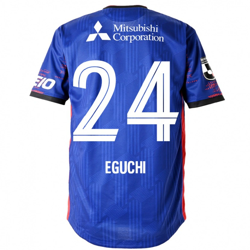 Danxen Homme Maillot Kaito Eguchi #24 Bleu Royal Blanc Tenues Domicile 2025/26 T-Shirt