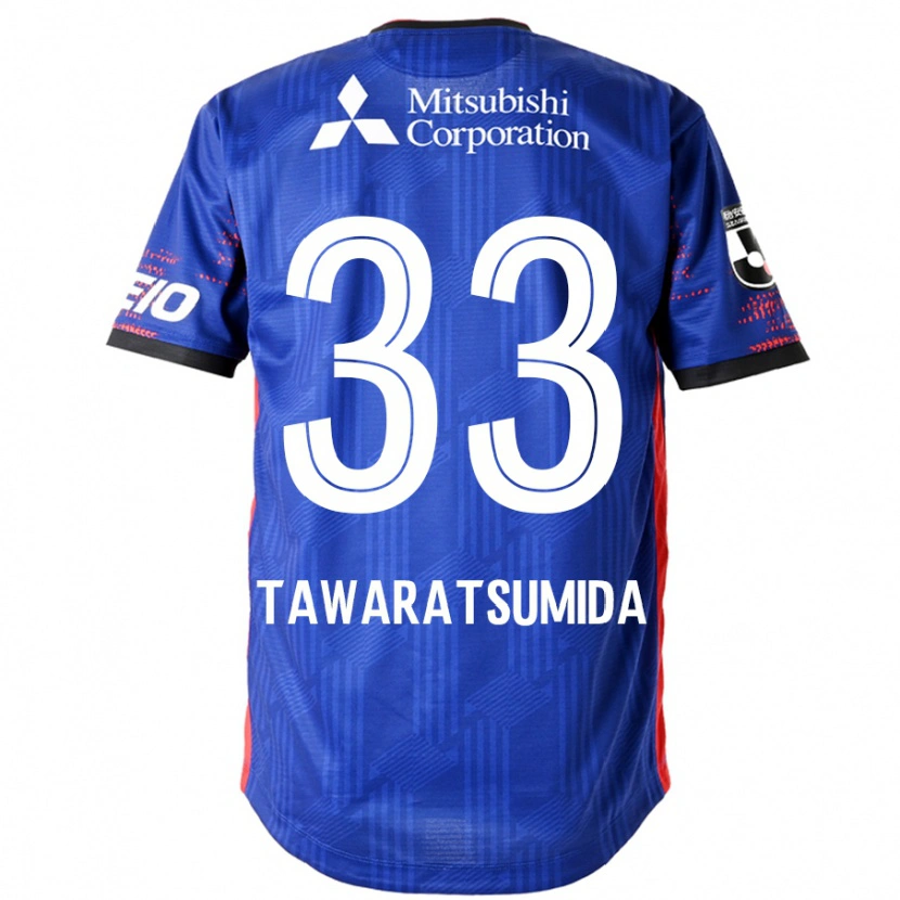 Danxen Homme Maillot Kota Tawaratsumida #33 Bleu Royal Blanc Tenues Domicile 2025/26 T-Shirt