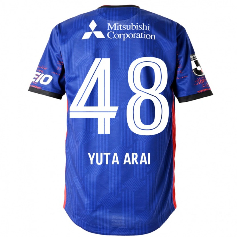 Danxen Homme Maillot Yuta Arai #48 Bleu Royal Blanc Tenues Domicile 2025/26 T-Shirt