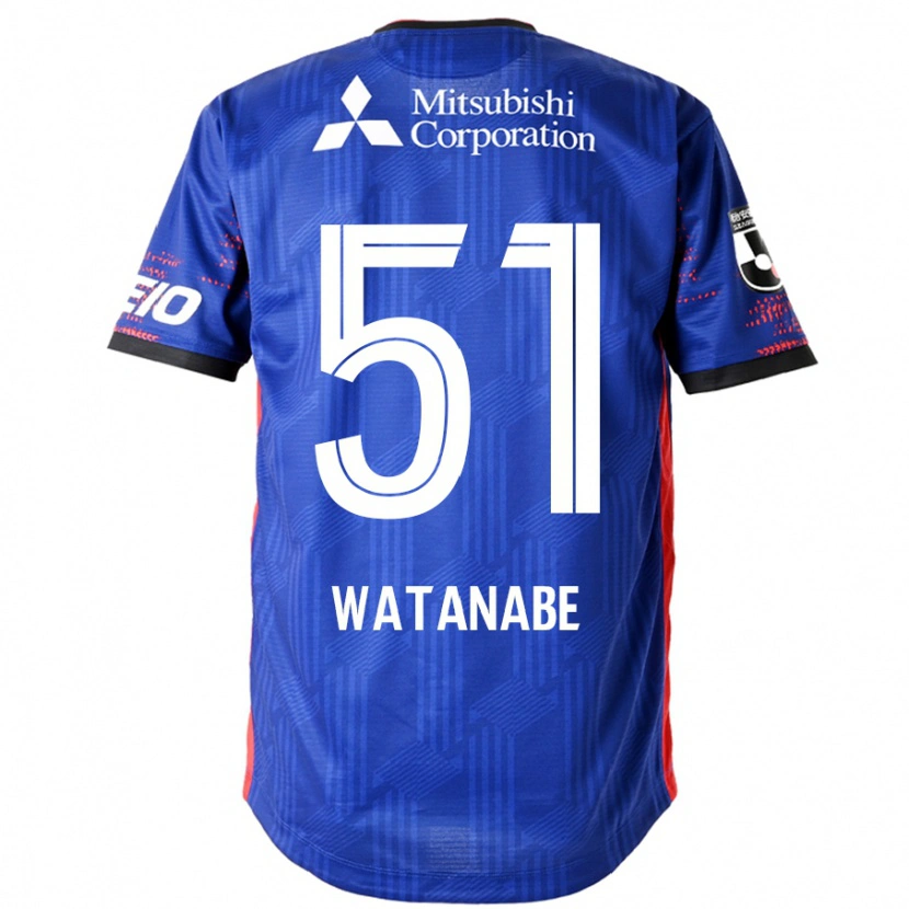 Danxen Homme Maillot Matthew Watanabe #51 Bleu Royal Blanc Tenues Domicile 2025/26 T-Shirt