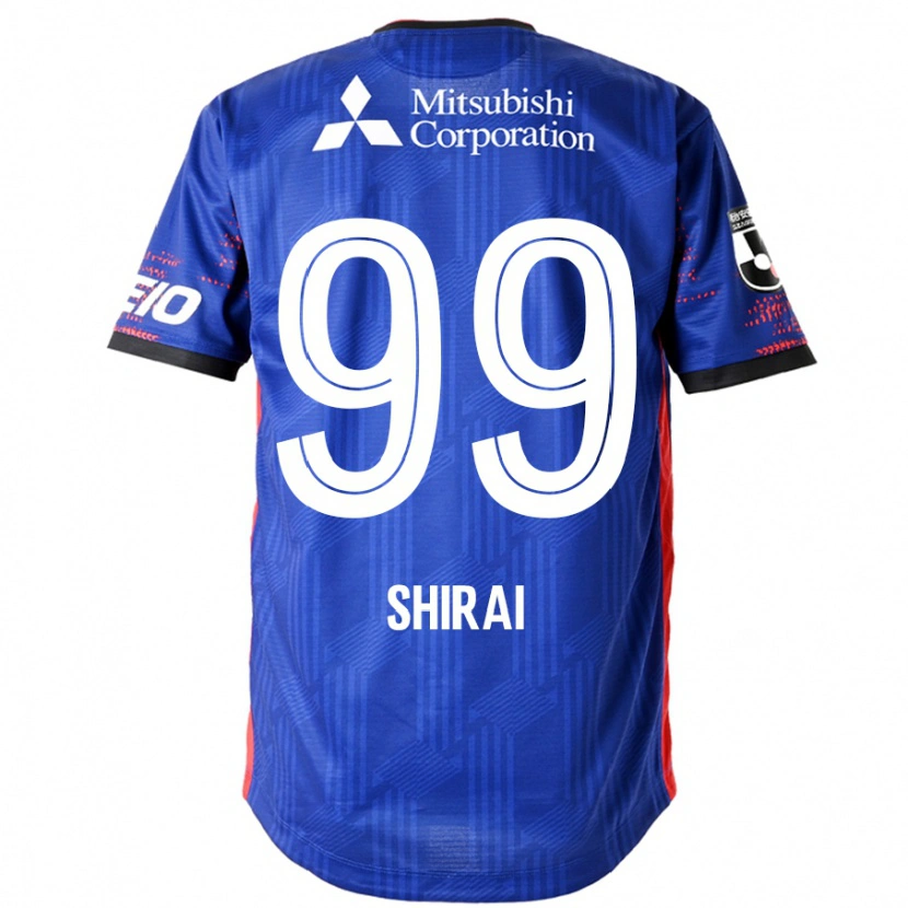 Danxen Homme Maillot Kosuke Shirai #99 Bleu Royal Blanc Tenues Domicile 2025/26 T-Shirt