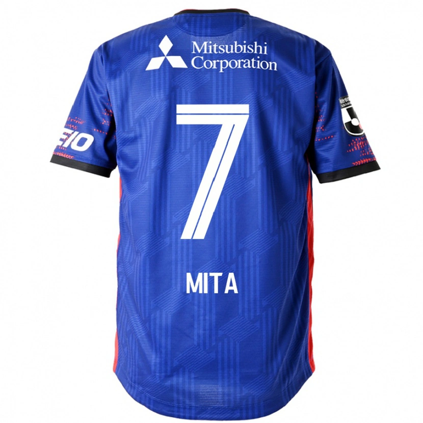 Danxen Homme Maillot Hirotaka Mita #7 Bleu Royal Blanc Tenues Domicile 2025/26 T-Shirt