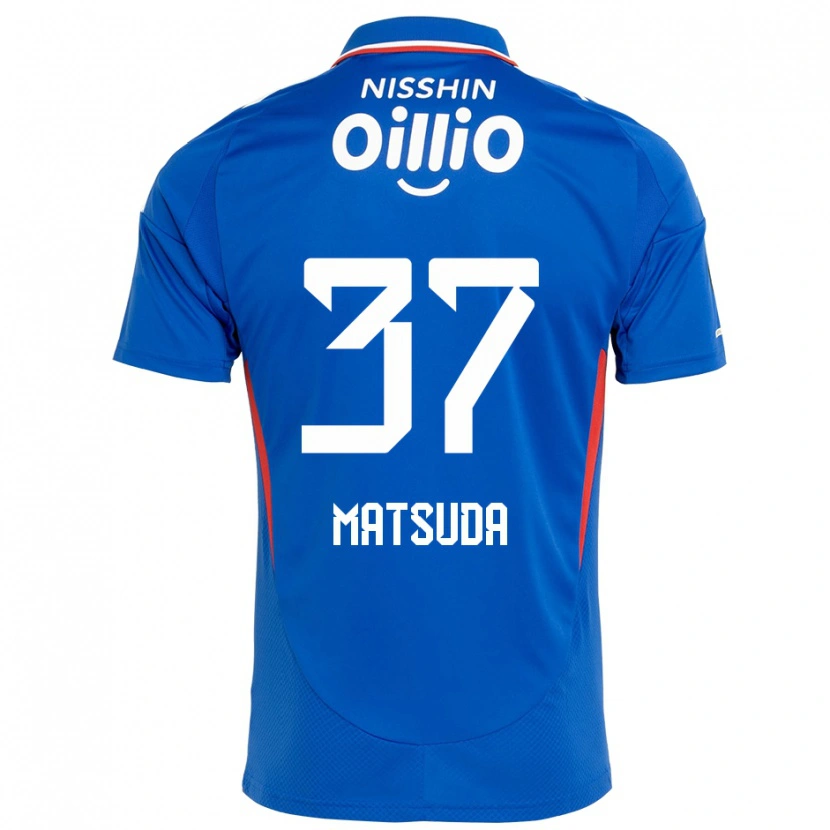 Danxen Homme Maillot Eitaro Matsuda #37 Bleu Royal Blanc Tenues Domicile 2025/26 T-Shirt