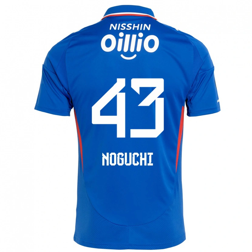 Danxen Homme Maillot Reno Noguchi #43 Bleu Royal Blanc Tenues Domicile 2025/26 T-Shirt