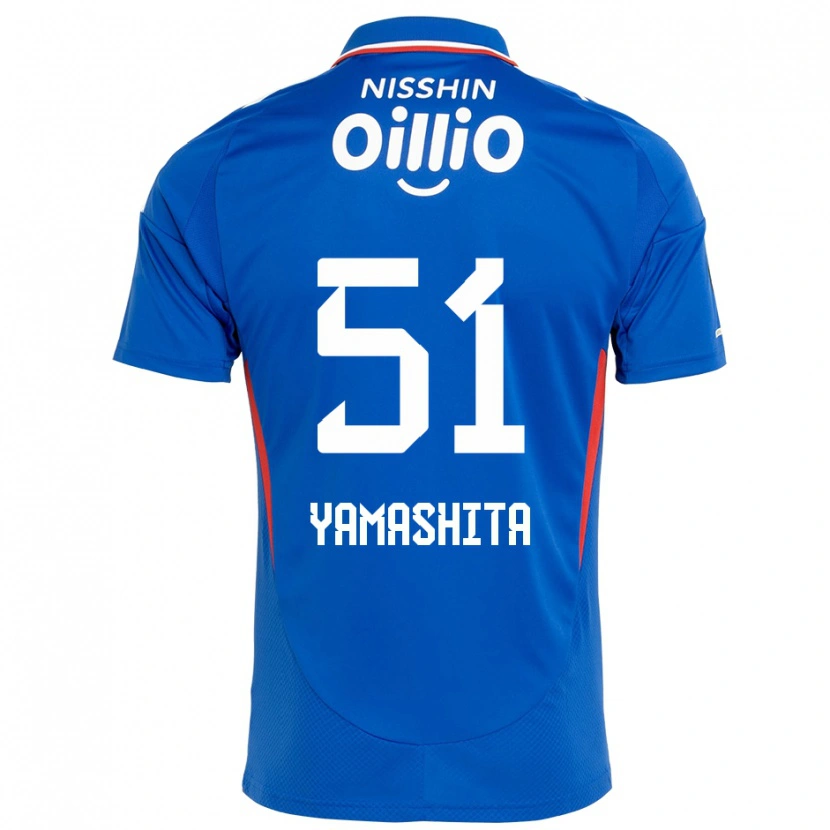 Danxen Homme Maillot Shoma Yamashita #51 Bleu Royal Blanc Tenues Domicile 2025/26 T-Shirt