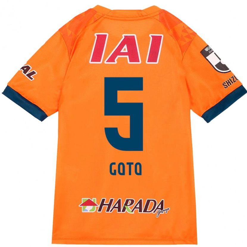 Danxen Homme Maillot Keita Goto #5 Orange Rouge Tenues Domicile 2025/26 T-Shirt