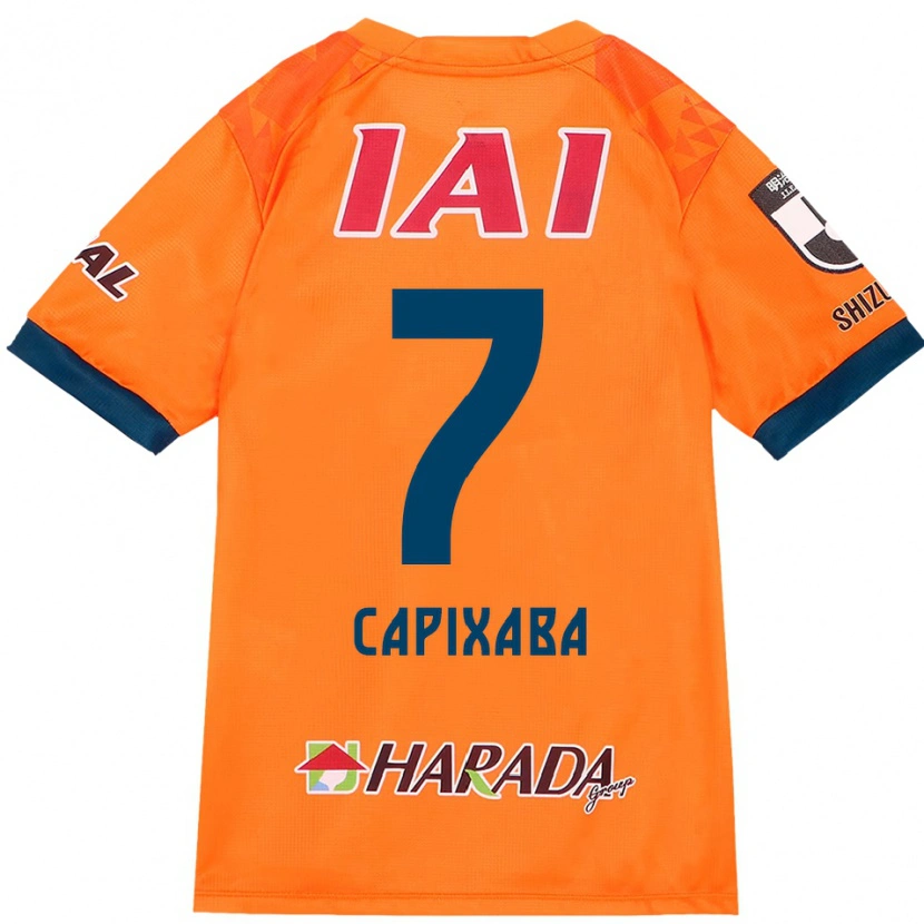 Danxen Homme Maillot Capixaba #7 Orange Rouge Tenues Domicile 2025/26 T-Shirt