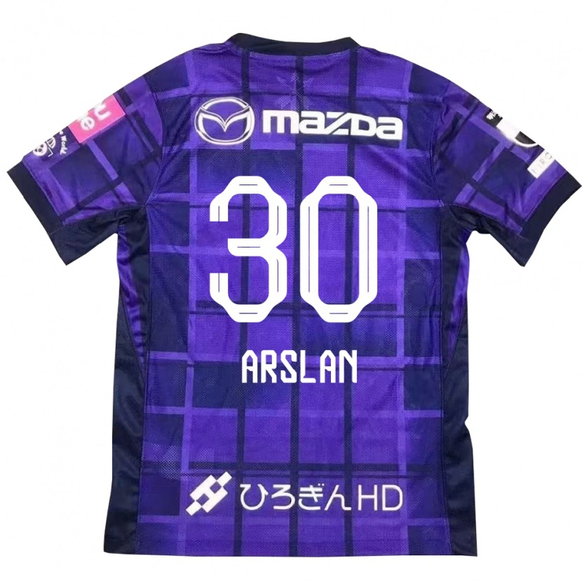 Danxen Homme Maillot Tolgay Arslan #30 Violet Orange Tenues Domicile 2025/26 T-Shirt