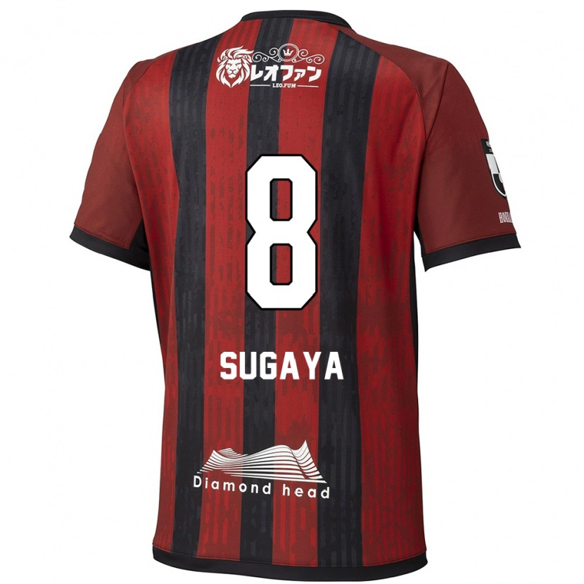 Danxen Homme Maillot Shuto Sugaya #8 Bleu Rouge Tenues Domicile 2025/26 T-Shirt