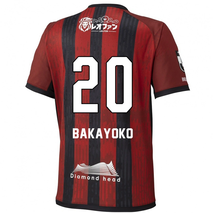 Danxen Homme Maillot Amadou Bakayoko #20 Bleu Rouge Tenues Domicile 2025/26 T-Shirt