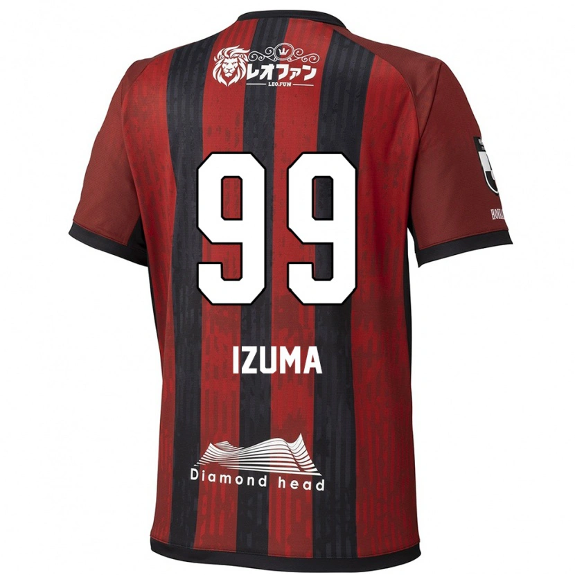 Danxen Homme Maillot Shido Izuma #99 Bleu Rouge Tenues Domicile 2025/26 T-Shirt