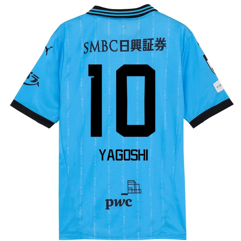 Danxen Homme Maillot Mikito Yagoshi #10 Bleu Ciel Noir Tenues Domicile 2025/26 T-Shirt