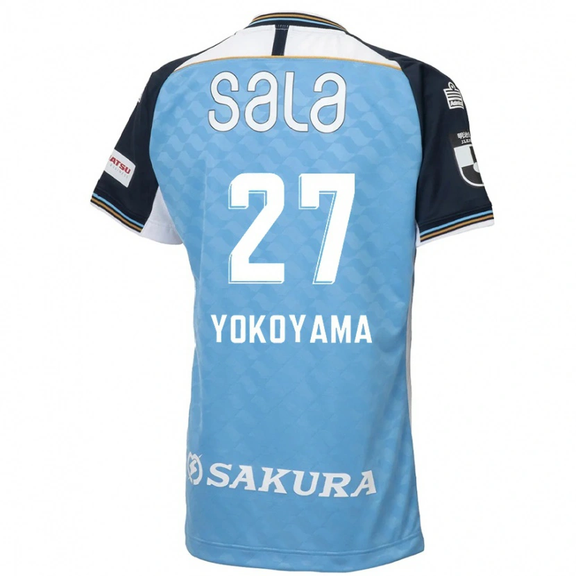 Danxen Homme Maillot Kota Yokoyama #27 Bleu Ciel Noir Tenues Domicile 2025/26 T-Shirt