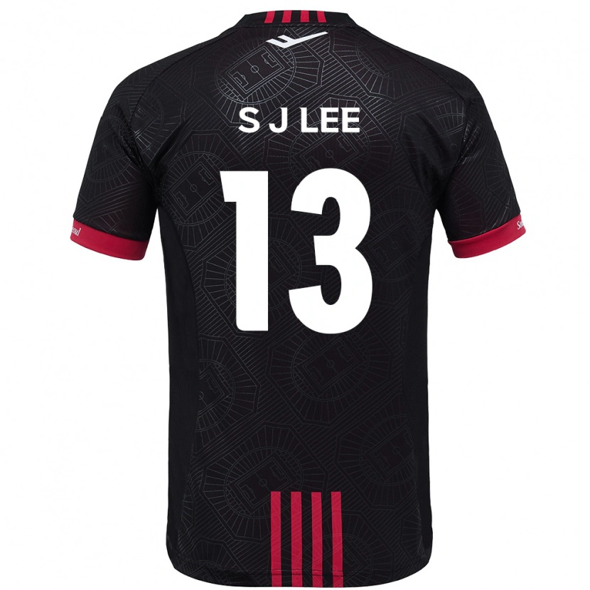 Danxen Homme Maillot Seo-Jun Lee #13 Blanc Noir Tenues Domicile 2025/26 T-Shirt
