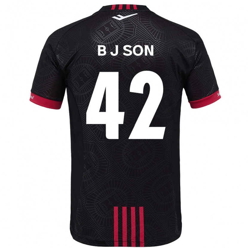 Danxen Homme Maillot Jeong-Beom Son #42 Blanc Noir Tenues Domicile 2025/26 T-Shirt