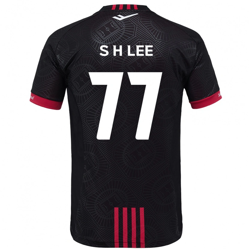 Danxen Homme Maillot Hyeon-Seung Lee #77 Blanc Noir Tenues Domicile 2025/26 T-Shirt