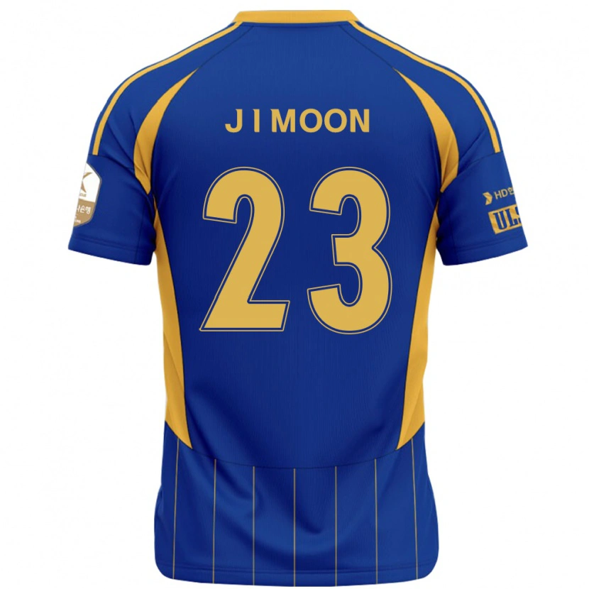 Danxen Homme Maillot Jung-In Moon #23 Bleu Royal Jaune Tenues Domicile 2025/26 T-Shirt