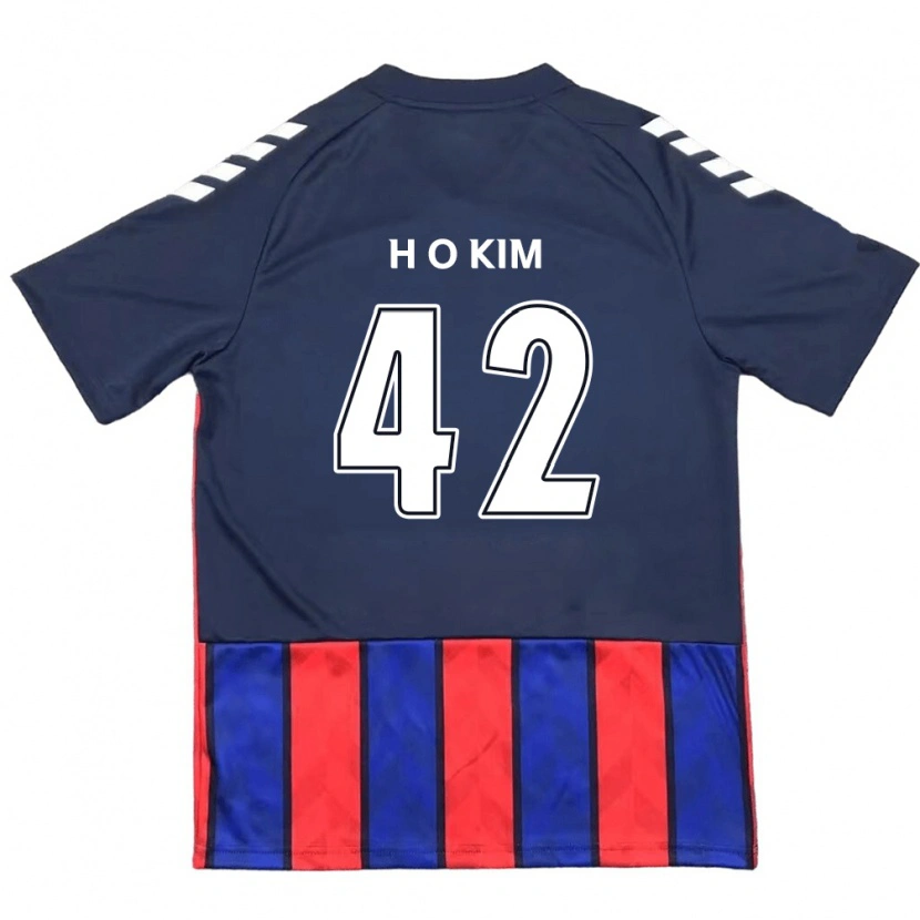 Danxen Homme Maillot One-Hyung Kim #42 Bleu Royal Rouge Tenues Domicile 2025/26 T-Shirt