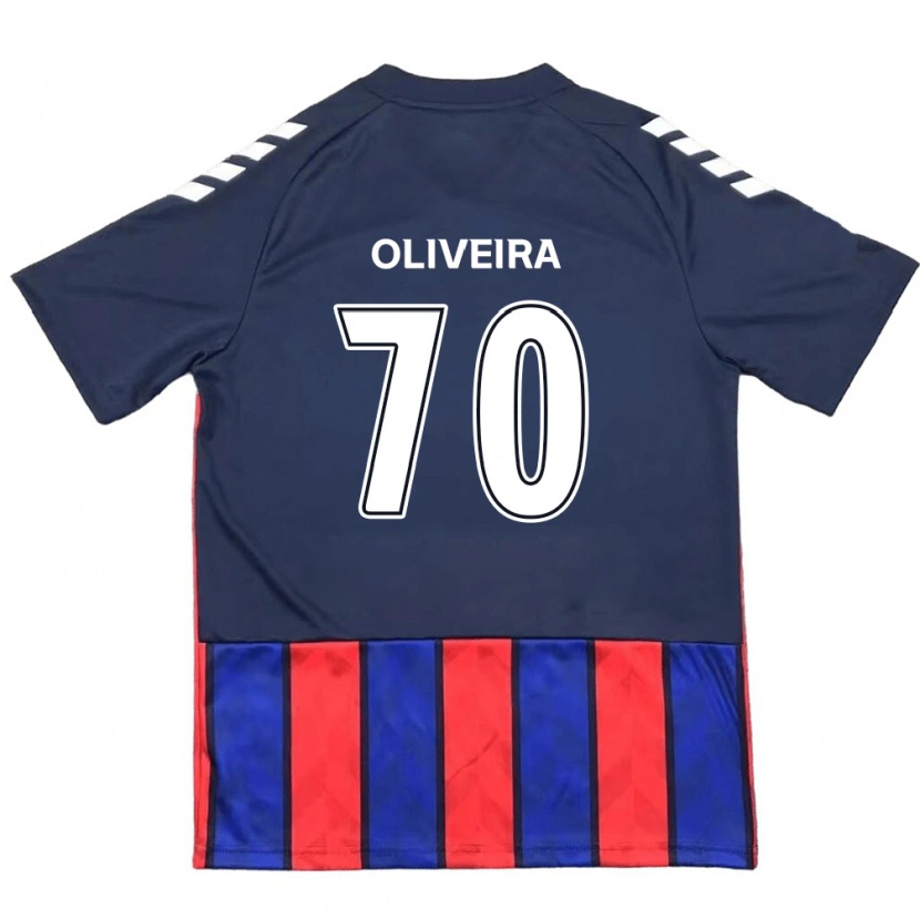 Danxen Homme Maillot Anderson Oliveira #70 Blanc Cassé Rouge Tenues Domicile 2025/26 T-Shirt