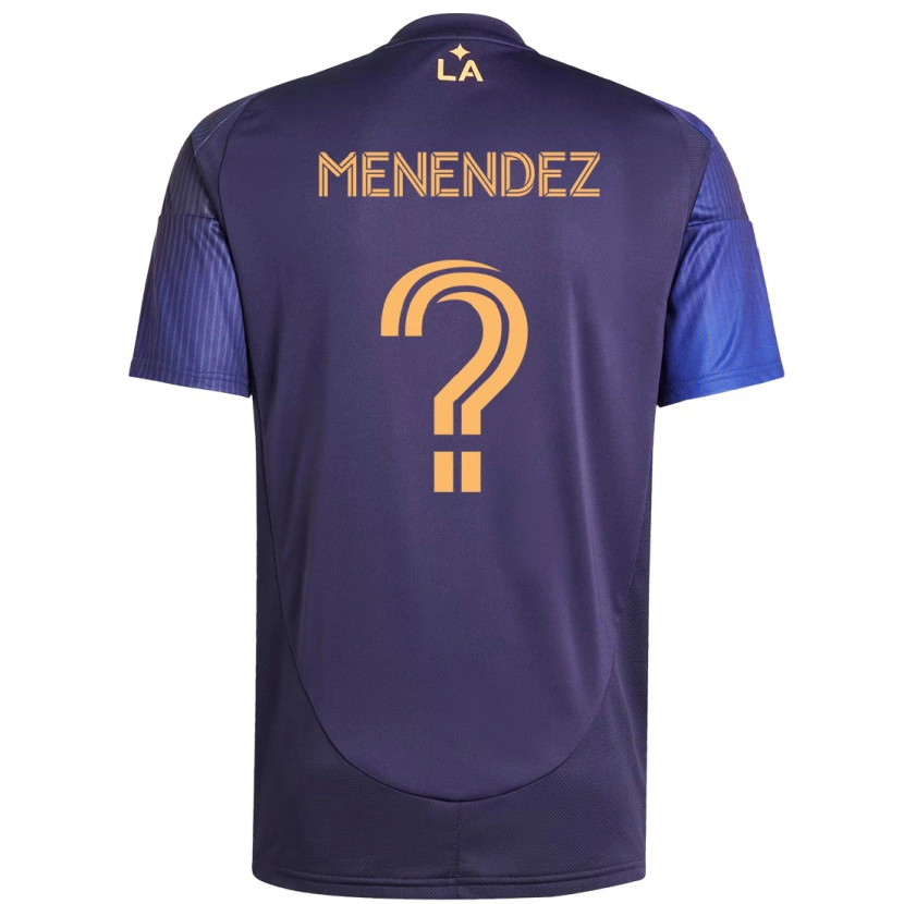 Danxen Homme Maillot Alexsander Menendez #0 Blanc Jaune Tenues Extérieur 2025/26 T-Shirt