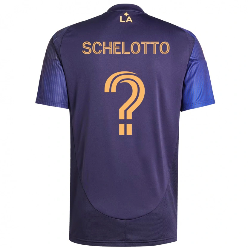 Danxen Homme Maillot Nicolas Barros Schelotto #0 Blanc Jaune Tenues Extérieur 2025/26 T-Shirt
